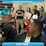 Turma do 10º período da Faculdade Sergipana - FASER, Visita Unidade de Central de Monitoração Eletrônico