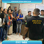 Turma do 10º período da Faculdade Sergipana - FASER, Visita Unidade de Central de Monitoração Eletrônico